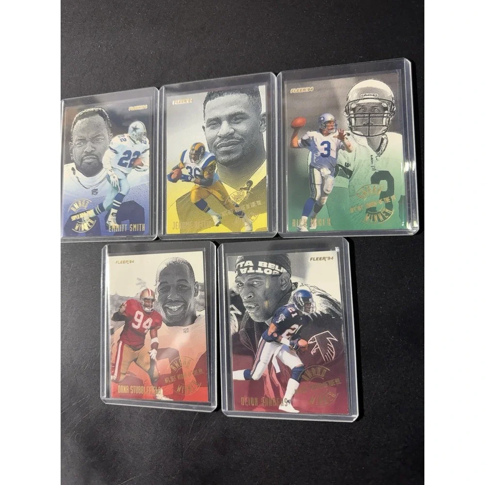 5 - 1994 Fleer Ultra Football Complete Set Award Winners‎ Insert Cards E Smith